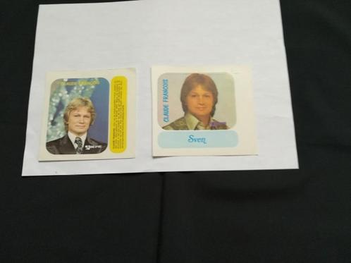2 Stickers, zelfklevers Joepie Claude François	556v, Collections, Autocollants, Neuf, Cinéma, Télévision ou Audiovisuel, Enlèvement ou Envoi