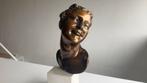Bronzen buste gesigneerd J.Carpeau, Antiek en Kunst, Kunst | Beelden en Houtsnijwerken, Ophalen