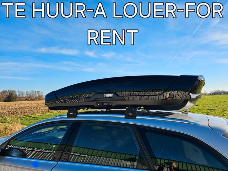 Dakkoffer thule motion XT XXL met 610l inhoud TE HUUR, Auto diversen, Dakkoffers, Zo goed als nieuw, Ophalen of Verzenden
