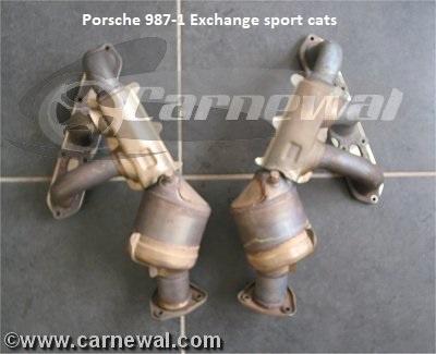 Porsche 987_1 Catalyseurs 200 éléments, Autos : Pièces & Accessoires, Systèmes d'échappement, Porsche, Enlèvement ou Envoi