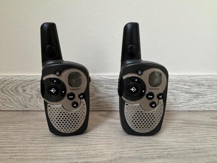 Topcom walkie talkies, Telecommunicatie, Portofoons en Walkie-talkies, Zo goed als nieuw, Portofoon of Walkie-talkie, 2 to 5 km