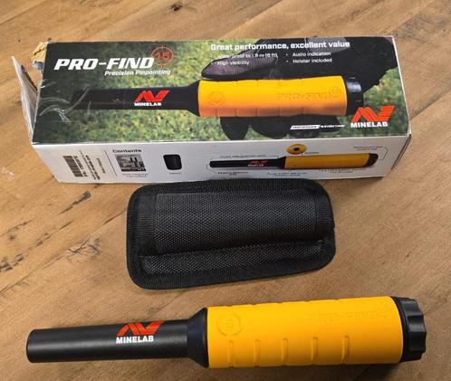 Pas ingeruild / Minelab Pro-Find 15 Pinpointer, Hobby en Vrije tijd, Metaaldetectors, Zo goed als nieuw, Meer dan 30 cm, Minelab