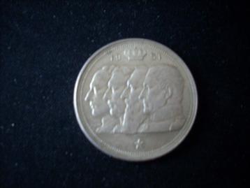 Zilveren munt 100FR met de 4 koningen 1951