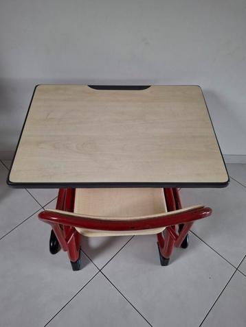 Schoolbank met stoel kind, Enlèvement, Comme neuf