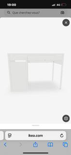 Bureau blanc IKEA, Maison & Meubles, Enlèvement, Comme neuf