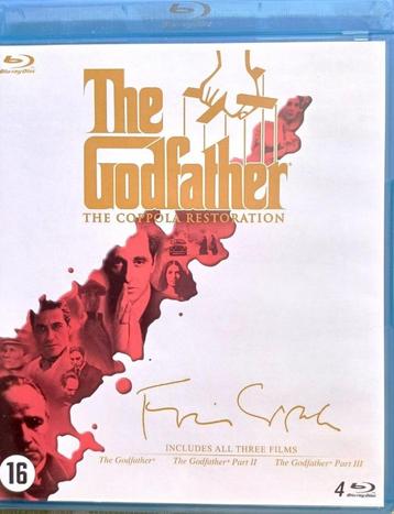 blu ray the godfather I +II + III 4 disc restoration beschikbaar voor biedingen