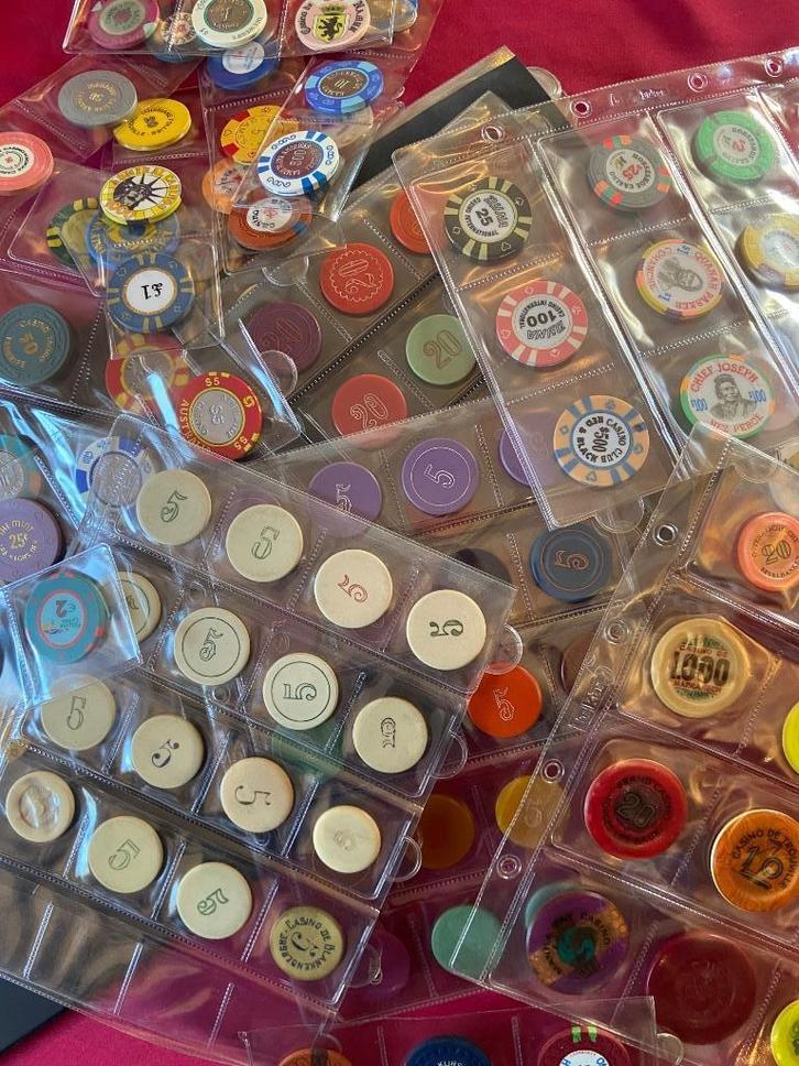 Casino Chips, Verzamelen, Postkaarten | België, Gelopen, Oost-Vlaanderen, Ophalen of Verzenden