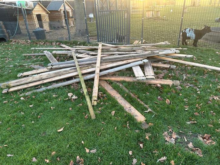 Gratis brandhout, Jardin & Terrasse, Bois de chauffage, 3 à 6 m³, Enlèvement