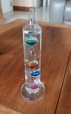 Thermomètre de Galilée en verre, Huis en Inrichting, Woonaccessoires | Thermometers, Ophalen of Verzenden, Gebruikt, Binnenthermometer