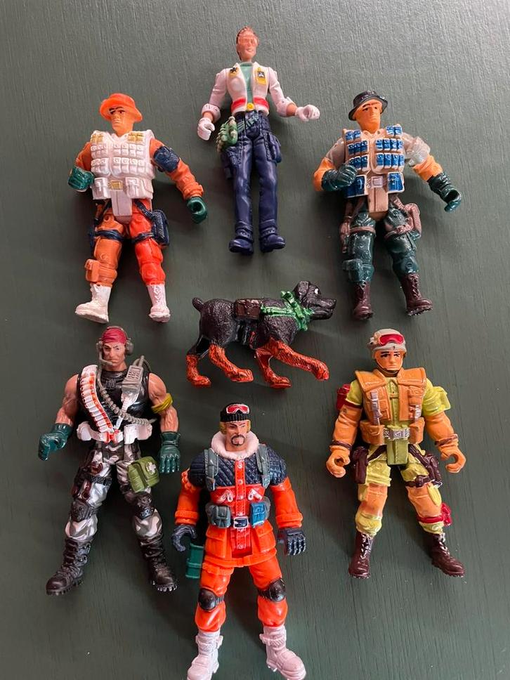 Lot Rescue force chap mei figuurtjes, Kinderen en Baby's, Speelgoed | Actiefiguren, Zo goed als nieuw, Ophalen