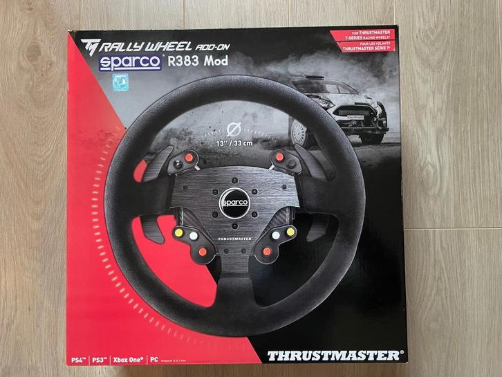 Thrustmaster Rally Wheel add-on Sparco R383 Mod, Games en Spelcomputers, Games | Pc, Zo goed als nieuw, Simulatie, 1 speler, Vanaf 7 jaar