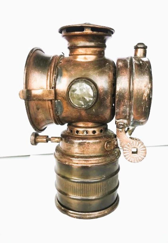 Carbure fietslamp Vitaphare koper Antiek😎🔥🤗👌, Antiek en Kunst, Curiosa en Brocante, Ophalen of Verzenden