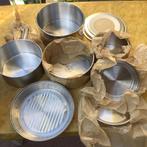 Casseroles pour camping neuf - 11 pièces, Ophalen of Verzenden, Nieuw, Aluminium, Pannenset