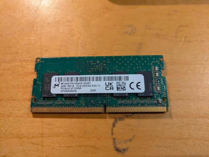 4 GB laptop RAM geheugen DDR4 Samsung (HP), Computers en Software, RAM geheugen, Gebruikt, Laptop, 4 GB, DDR4, Ophalen of Verzenden