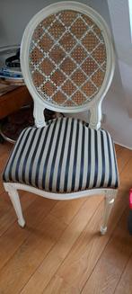 6 stoelen in Louis XVI Stijl, Enlèvement, Blanc, Tissus