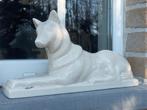Art deco beeld fontinelle craquele, Antiek en Kunst, Ophalen