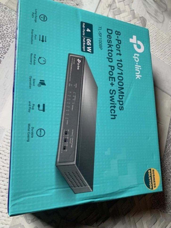 TP LINK    REF   TL -SF1008P, Computers en Software, Netwerk switches, Ophalen of Verzenden