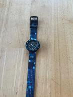 Swis horloge flikflak, Handtassen en Accessoires, Horloges | Kinderen, Ophalen, Zo goed als nieuw, Blauw, Jongen
