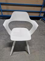Set 4 witte armstoelen - NIEUW IN DE VERPAKKING, Ophalen, Overige materialen, Wit, Nieuw
