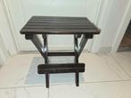 Tabouret pliable vintage en bois - Bois foncé, Enlèvement ou Envoi, Bois