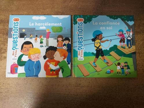 2 x Mes p'tites question Le Harcelement et confiance en soi, Boeken, Kinderboeken | Kleuters, Zo goed als nieuw, 5 of 6 jaar, Jongen of Meisje