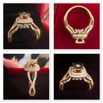 Nieuw 18k 750 Gouden ring met Diamanten, Handtassen en Accessoires, Ringen, Ophalen of Verzenden