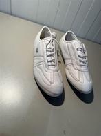 Lacoste Heren Sneakers - Wit Leer - Maat 42, Kleding | Heren, Schoenen, Ophalen of Verzenden, Zo goed als nieuw, Wit, Sneakers