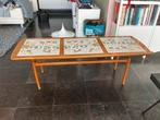 Vintage houten salontafel met mozaïek, Ophalen