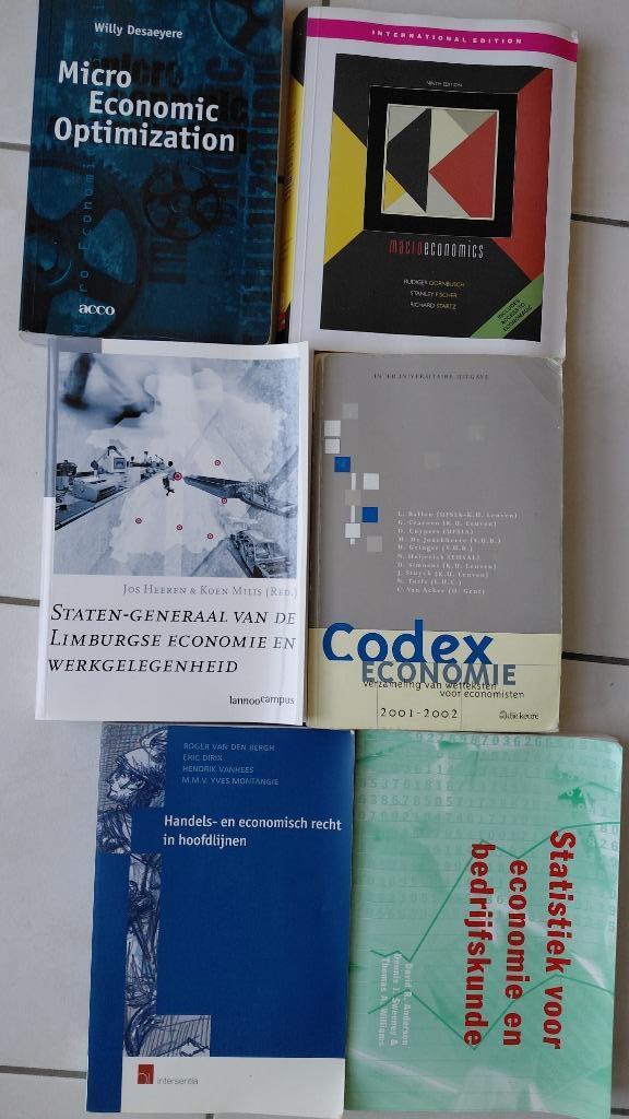 Leerboeken Universiteit Economische Wetenschap, Livres, Livres d'étude & Cours, Utilisé, Enseignement supérieur, Enlèvement