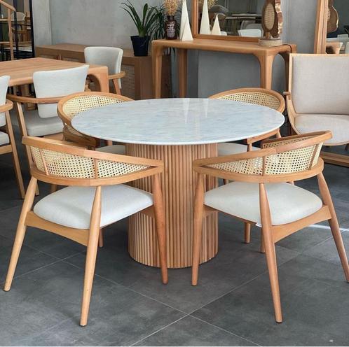 Exclusieve Marmeren Eettafel, Huis en Inrichting, Tafels | Eettafels, Nieuw, Ophalen of Verzenden
