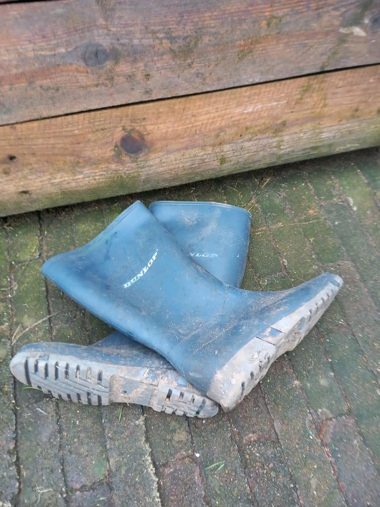 Laarzen - dunlop - maat 36 -> 2€, Tuin en Terras, Werkkleding, Zo goed als nieuw, Kinderen, Laarzen, Ophalen