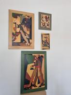 Lot de tableaux de Léonard Wary (2007), Antiquités & Art, Art | Peinture | Abstraite, Enlèvement