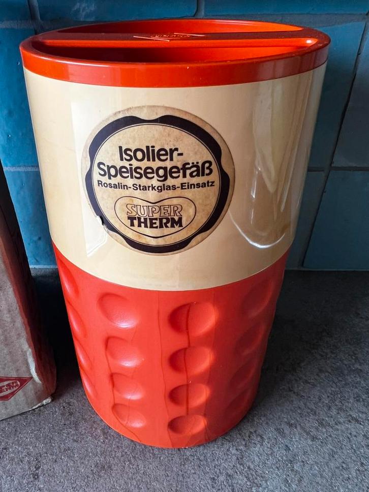 Vintage SuperTherm Isolier-Speisegefäß 0,8 L – 70’s design, Huis en Inrichting, Keuken | Keukenbenodigdheden, Gebruikt, Ophalen of Verzenden