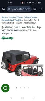 Softtop nieuw Jeep Wrangler yj/ Jeep Cj7, Enlèvement, Jeep