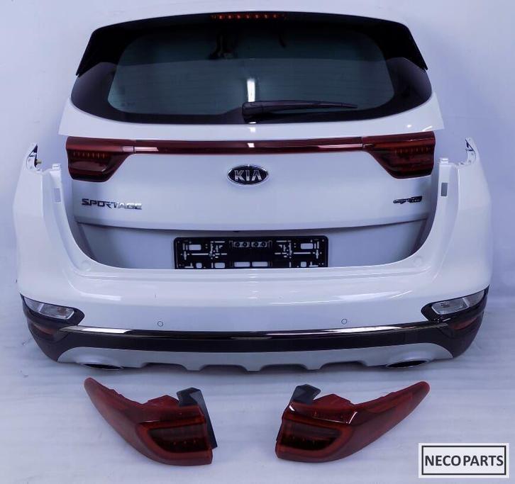 KIA SPORTAGE GT FACELIFT ACHTERKLEP ACHTERBUMPER ACHTERLICHT, Auto-onderdelen, Carrosserie, Bumper, Kia, Gebruikt, Ophalen of Verzenden