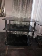 Zwart glanzende tafel, Huis en Inrichting, Ophalen, Zo goed als nieuw