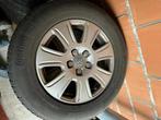 pneus hiver 235/55R17  sur jantes Audi, Ophalen, Gebruikt, 17 inch, Winterbanden