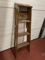 Vintage houten vouwladder / decoratieve trap, Ophalen, Gebruikt, Ladder, Minder dan 2 meter