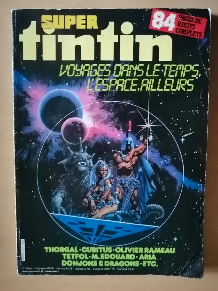 Super Tintin E.O. 1984 : Voyages dans le temps, l'espace..., Livres, BD, Enlèvement ou Envoi