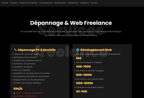 Dépannage informatique & Création de site web – À petit prix, Computers en Software, Desktop Pc's, Ophalen