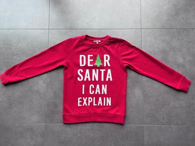 Kersttrui maat 134, Kinderen en Baby's, Kinderkleding | Maat 134, Zo goed als nieuw, Jongen of Meisje, Trui of Vest, Ophalen of Verzenden