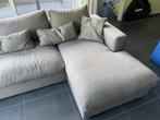 3-zit zetel met longchair, Ophalen, Zo goed als nieuw, Stof, Modern