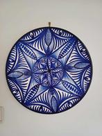 2 prachtige GROTE Vintage Large wall plate ceramic, Ophalen, Zo goed als nieuw