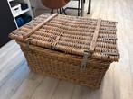 Grote oude rieten mand, Huis en Inrichting, Ophalen, Zo goed als nieuw, Mand