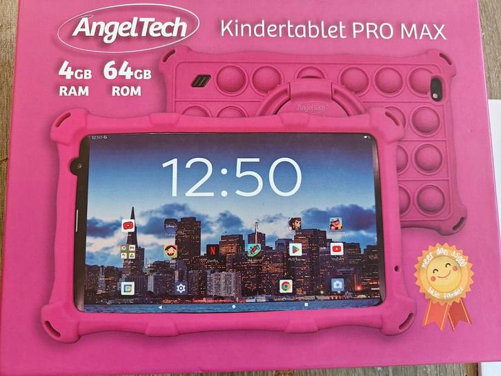 Angeltech Pro Max kindertablet te koop, Computers en Software, Android Tablets, Ophalen of Verzenden
