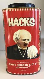 Hacks groot vintage blik hoestbonbons White Hudson & Co Ltd, Ophalen of Verzenden, Gebruikt, Overige, Overige merken