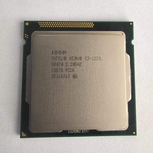 Processeur Intel Xeon E3-1220L LGA1155 (réf. CPU : SR070), Informatique & Logiciels, Processeurs, Utilisé, 2-core, 2 à 3 Ghz, Enlèvement ou Envoi