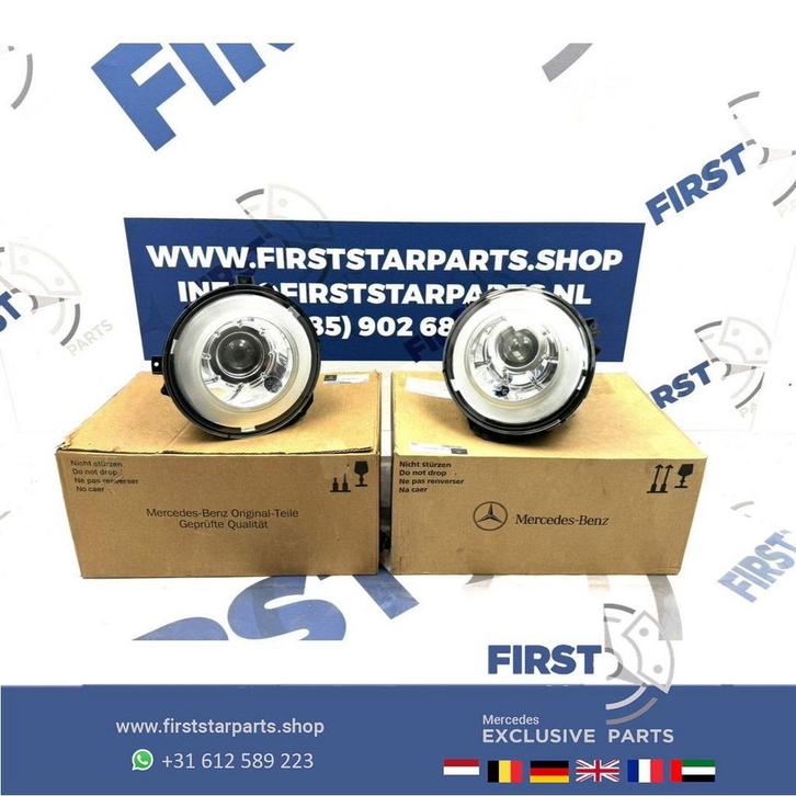W463 G KLASSE XENON KOPLAMP SET Mercedes 2006-2019 A46382007, Auto-onderdelen, Verlichting, Mercedes-Benz, Gebruikt, Ophalen of Verzenden