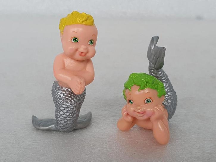 Lot van 2 Magic Diaper Babies: Merbabies (Galoob, 1992), Collections, Jouets miniatures, Utilisé, Enlèvement ou Envoi