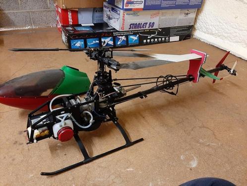 Vend helico nitro heim graupner uni 40, Hobby en Vrije tijd, Modelbouw | Radiografisch | Helikopters en Quadcopters, Gebruikt